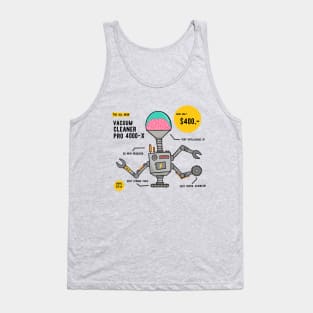 Vacuum  Cleaner Robot Of The Future Tank Top